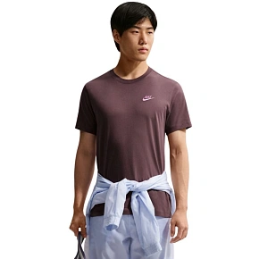 Koszulka męska Nike Club Tee brązowa AR4997 502 pánské Koszulka męska Nike Club Tee brązowa AR4997 502 pánské