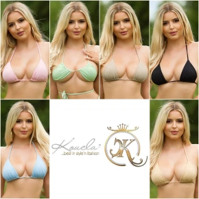 Seksowny trójkątny stanik bikini Koucla Basic