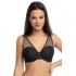 Biustonosz damski półusztywniany półmiękki BS 1124 Hera czarny - Gaia