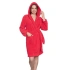 Szlafrok damski 3014 czerwony - CoCoon
