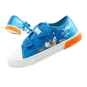 Leomil Sonic buty sportowe dziecięce tenisówki lekkie na rzep niebieskie czerwone Leomil Sonic buty sportowe dziecięce tenisówki lekkie na rzep niebieskie czerwone