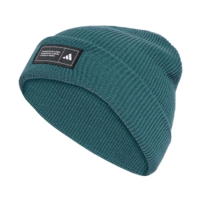 Czapka adidas Essentials Cuffed zielona JY3078