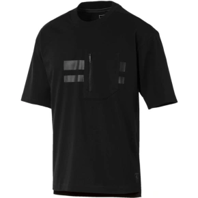 Koszulka męska Puma Ferrari Life Tee czarny 576679 02 pánské