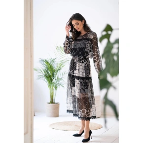 Sukienka damska 9263 czarny - Mefese