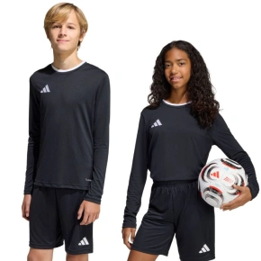 Adidas Entrada 26 koszulka dziecięca z długim rękawem czarna KF5879