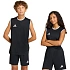 Koszulka dziecięca adidas Entrada 26 bez rękawów czarna KB3933