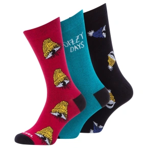 Wysokie skarpety męskie 3Pack 00SK3A-0TAXB-E5095 - Diesel