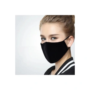 Dwuwarstwowy drapowany czarny - Hurt black uni