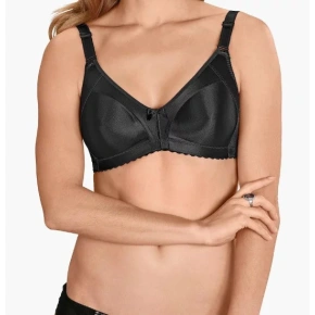 Biustonosz damski na fiszbinach 5063 czarny - Naturana