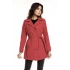 Płaszcz damski 63549 czerwony - Cabba