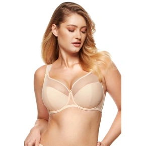 Biustonosz półusztywniany damski Zara / B3 Beige - Gorteks