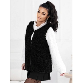 Dámská vesta KZ 14021.96P černá - FPrice