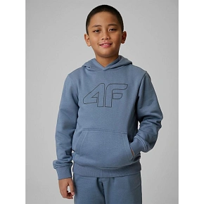 Bluza chłopięca z kapturem 4F 4FJRSS26TSWSM2748-32S dziecięca