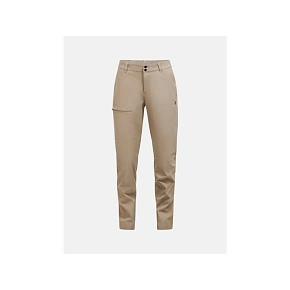 Spodnie damskie Peak Performance W Iconiq Pants kolor beżowy Spodnie damskie Peak Performance W Iconiq Pants kolor beżowy