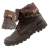 Palladium buty sportowe męskie Baggy Coated trampki za kostkę modne ciemny brąz