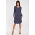 Sukienka damska B017 niebieski - BEwear