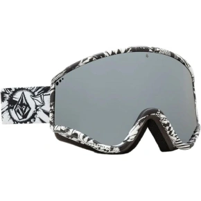 Gogle narciarskie damskie/męskie Volcom YAE OP ART/SILVER CHROME ochrona UV snowboardowe szare (VG0722318) Gogle narciarskie damskie/męskie Volcom YAE OP ART/SILVER CHROME ochrona UV snowboardowe szare (VG0722318)