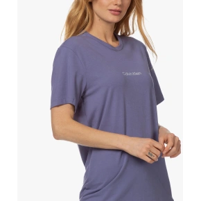 T-shirt damski QS6756E - VDD - Blueberry - Calvin Klein
