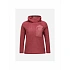 Bluza damska PEAK PERFORMANCE W Freelight Polartec Alpha Hood kolor czerwony