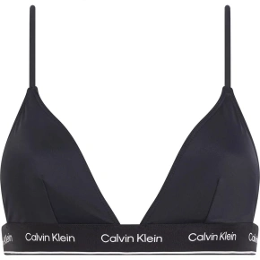 Biustonosz kąpielowy damski KW0KW02424 BEH czarny - Calvin Klein