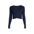 Koszulka CASALL Seamless Rib Wrap Longsleeve core blue
