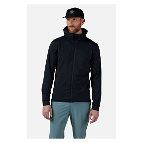 Bluza męska ROSSIGNOL Mid Layer Thin Fz czarna pánské Bluza męska ROSSIGNOL Mid Layer Thin Fz czarna pánské