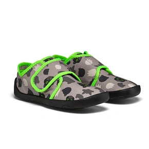 Kapcie barefoot bawełniane Affenzahn Movy Panther (01398-80151)