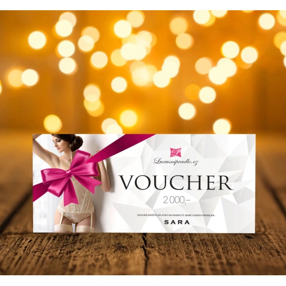Bon podarunkowy o wartości 2000 CZK