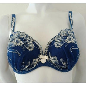 Biustonosz damski 20115 Chiara 40517 Niebieski - Selmark