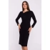 Sukienka damska S376 czarny - Stylove