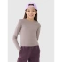 Longsleeve slim gładki dziewczęcy 4F 4FJRSS25TLONF505-83S