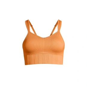 Stanik treningowy CASALL Seamless Rib Padded Sports Bra juicy orange Stanik treningowy CASALL Seamless Rib Padded Sports Bra juicy orange