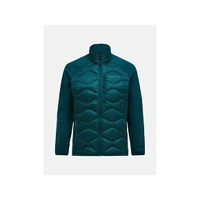 Kurtka puchowa męska PEAK PERFORMANCE M Helium Down Hybrid Jacket kolor zielony Kurtka puchowa męska PEAK PERFORMANCE M Helium Down Hybrid Jacket kolor zielony