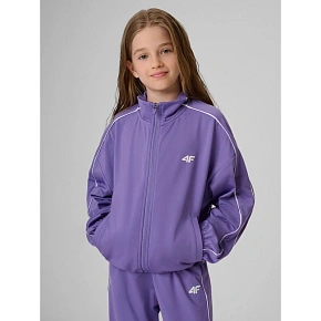 Bluza sportowa loose bez kaptura dziewczęca 4F 4FJRSS26TSWSF3057-51S Bluza sportowa loose bez kaptura dziewczęca 4F 4FJRSS26TSWSF3057-51S