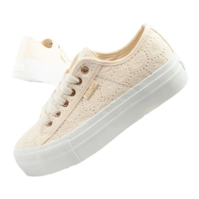 Lee Cooper buty sportowe damskie trampki koronkowe beżowe platforma dámské Lee Cooper buty sportowe damskie trampki koronkowe beżowe platforma dámské