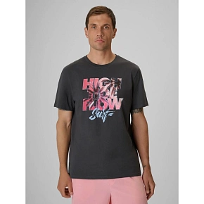 T-shirt regular z nadrukiem męsk 4F 4FRSS26TTSHM4292-22S T-shirt regular z nadrukiem męsk 4F 4FRSS26TTSHM4292-22S