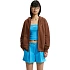 Bluza damska Nike Studio Fleece Medium Weight jasny brąz IM8504 259