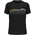 Koszulka z krótkim rękawem męska ODLO F-Dry Ridgeline T-Shirt Crew Neck s/s czarna pánské