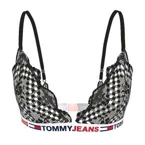 Damski koronkowy biustonosz Undersized Jeans UW0UW03829-BDS - Tommy Hilfiger