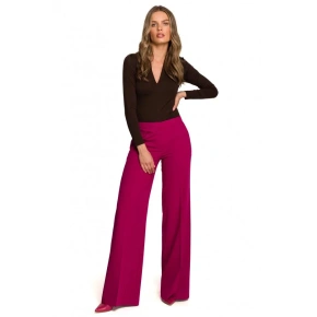 Spodnie damskie S311 śliwkowe - Stylove