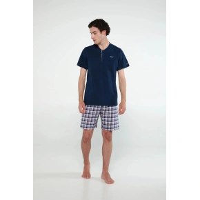 Piżama z listwą guzikową 20621 - Vamp