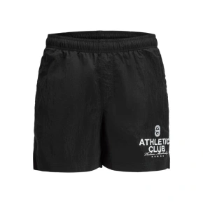 Jack&Jones szorty kąpielowe JPSTMAUI CRINKLE NYLON SWIM STYD SS25 12285513 BLACK/BRIGHT WHI Jack&Jones szorty kąpielowe JPSTMAUI CRINKLE NYLON SWIM STYD SS25 12285513 BLACK/BRIGHT WHI