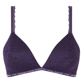 Wzmocniony biustonosz damski CK1 Lace-Light QF6199E-VOM - Calvin Klein