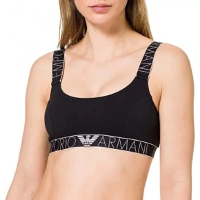 Braletka biustonosz sportowy 163651 1P227 00135 granatowy - Emporio Armani
