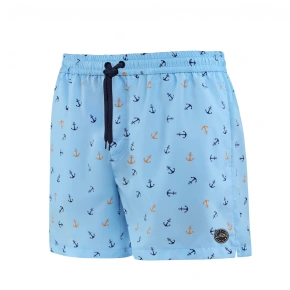 Męskie spodenki kąpielowe Happy Self SM29-28 sv..blue-pattern - Self