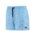 Męskie spodenki kąpielowe Happy Self SM29-28 sv..blue-pattern - Self
