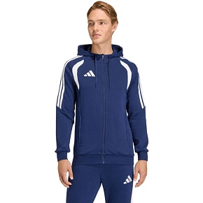 Bluza męska adidas Tiro 26 League Sweat Full Zip Hoodie granatowa KF3320 pánské