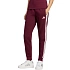 Spodnie damskie adidas Essentials 3-Stripes Fleece Slim bordowe KF8321 dámské