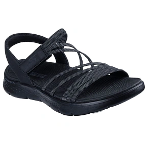 Skechers damskie sandały GO WALK FLEX SANDAL EMMA 141473 BKGY