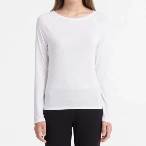 Damska koszulka z długim rękawem QS5493E - Calvin Klein